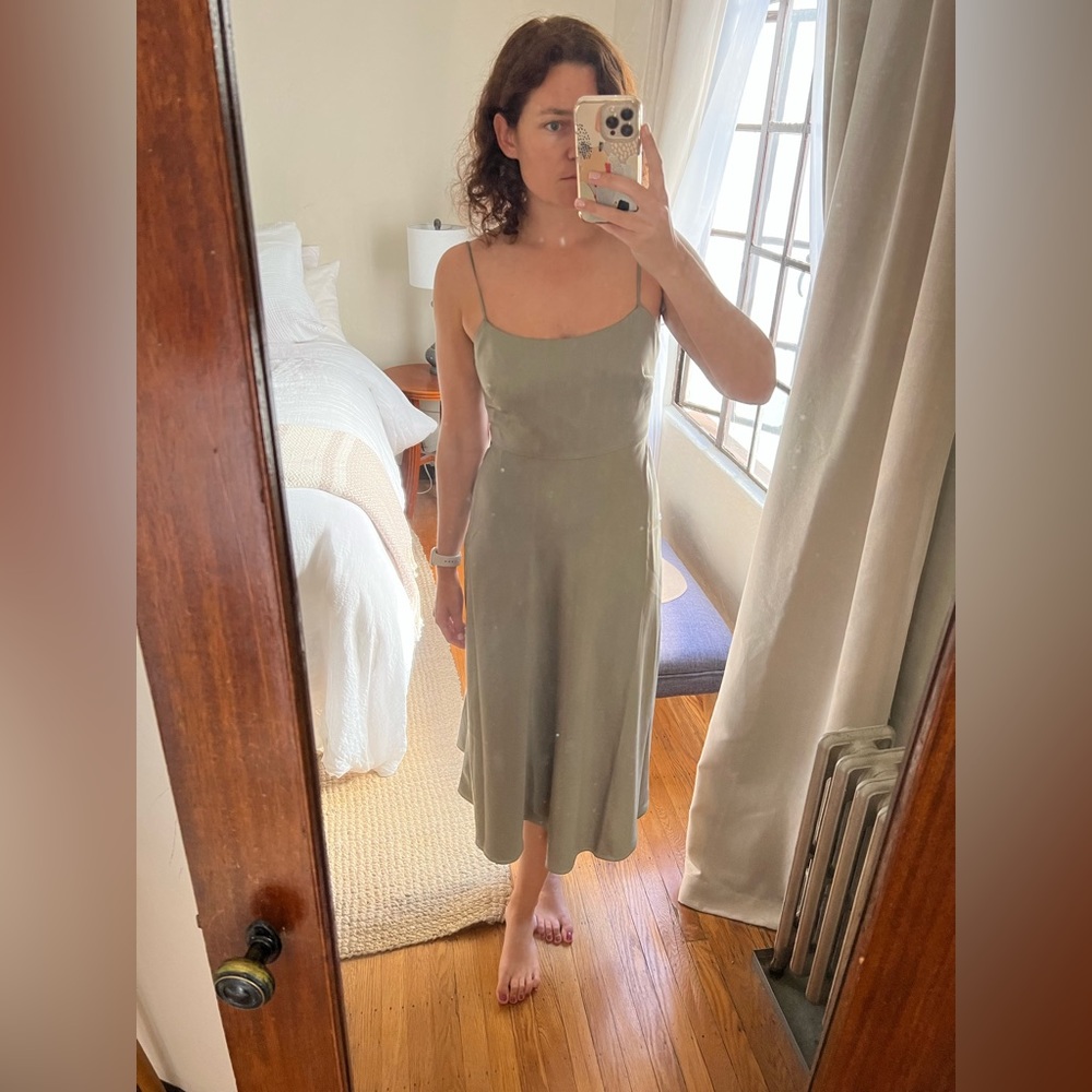 BHLDN Leti Dress in Moss